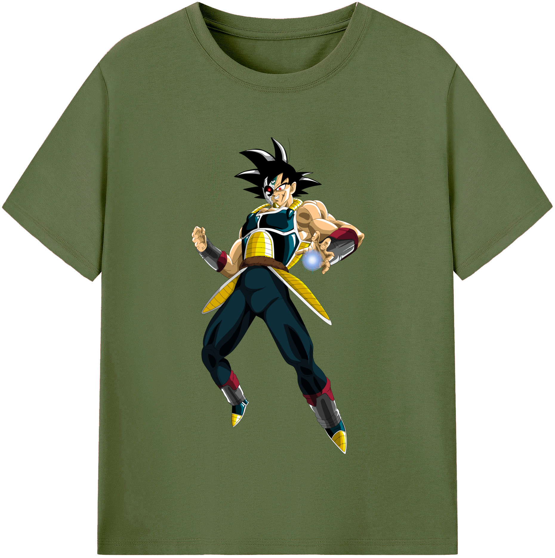 （画像用） ドラゴンボール バーダック DRAGON BALL Burdock 綿100％半袖Tシャツ（フロントプリント）